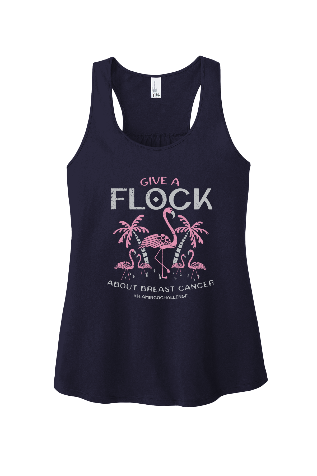 Women’s 2024 Flamingo Challenge Design Racerback Tank Top